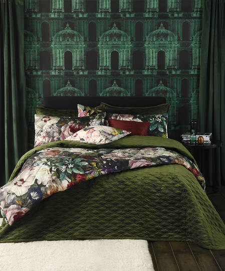 MM Linen - Aurum Bedspread Set - Pesto